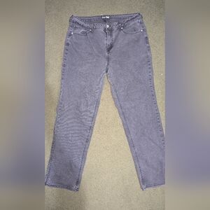 Fashion Nova Charcoal Buttoned Jeans